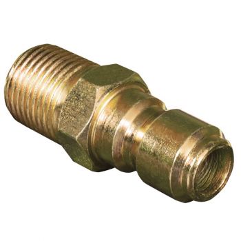 1/4" Quick Disconnect Plug x 1/4" Male Pipe Thread Pressure Washer Adapter