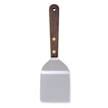 S/S Spatula With Wood Handle, 7.5"