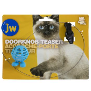 JW Cataction Doorknob Teaser with Cuz