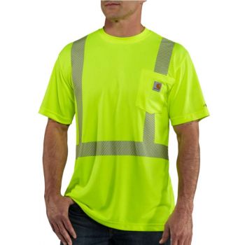 Men's Force High-Visibility Short-Sleeve Class 2 T-Shirt - Brite Lime