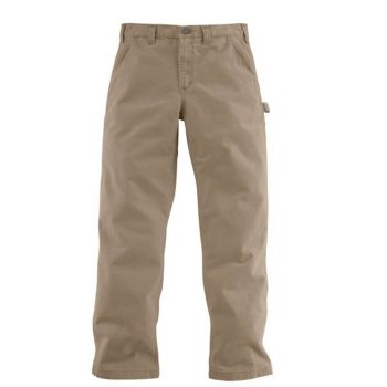 Men's Washed Twill Relaxed Fit Work Pant - Dark Khaki,38X30