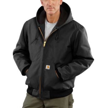 Men's Quilted-Flannel-Lined Duck Active Jac