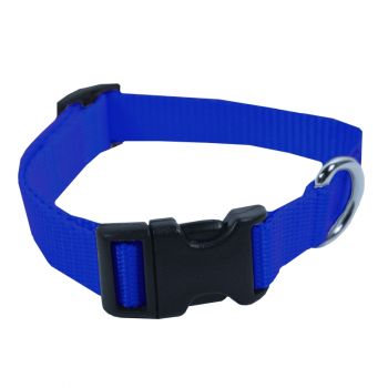 Adjustable Nylon Collar, Small, Blue