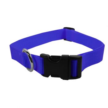 Adjustable Nylon Collar, Large, Blue