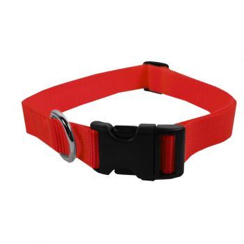 Adjustable Nylon Collar, Large, Red