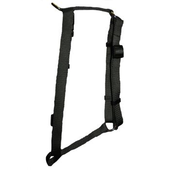 Adjustable Harness, Small, Black, 5/8”x12”-20”