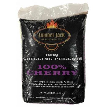 Lumber Jack 100% Cherry Pellets, 20 Lbs.