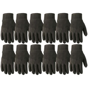 12 Pair Bulk Pack Jersey Cotton Work Gloves, Large (Wells Lamont 506LZ)