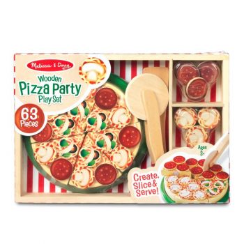 Pizza Party – Wooden Play Food