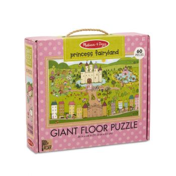 Melissa & Doug Natural Play Giant Floor Puzzle - Princess Fairyland