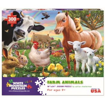 Farm Animals 300 pc. EZ Puzzle