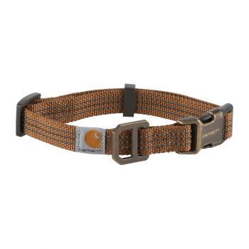 Carhartt Dog Collar, Carhartt Brown / Brushed Brass, Large