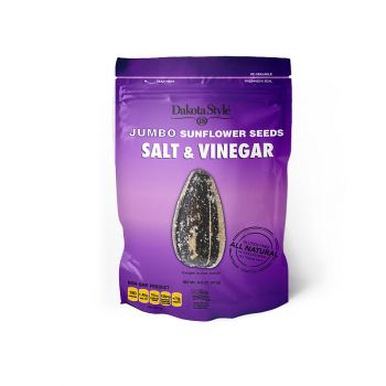 Dakota Style Salt & Vinegar Jumbo Sunflower Seeds, 14.5 oz