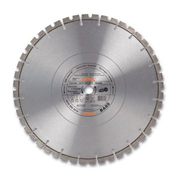 D-BA 80 Diamond Wheel for Asphalt/Concrete - Premium Grade