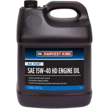 Harvest King All Fleet SAE 15W-40 HD Engine Oil, 2 Gal.