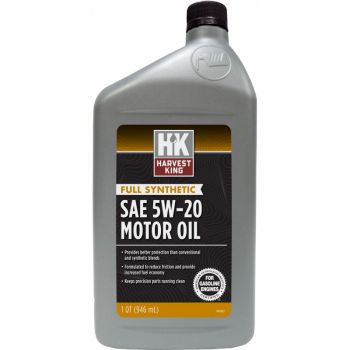 Harvest King Full Synthetic SAE 5W-20 Motor Oil, Qt.