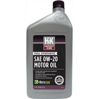 Harvest King Full Synthetic SAE 0W-20 Motor Oil, Qt.