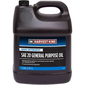 Harvest King Non-Detergent SAE 20 General Purpose Oil, 2 Gal.