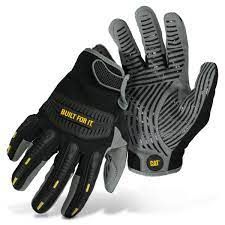 Silicone Palm Gripped Impact Utility Gloves