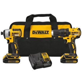DEWALT 20V MAX Compact Brushless Drill Driver and Impact Kit