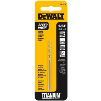 DEWALT 9/64-in Titanium Speed Tip Drill