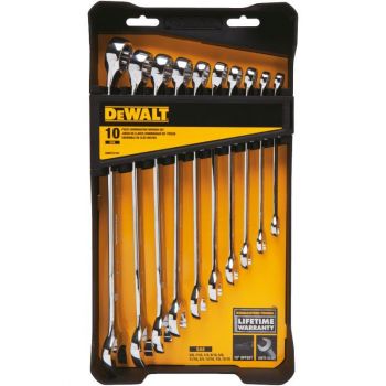 DEWALT 10 piece Combination Wrench Set (SAE)