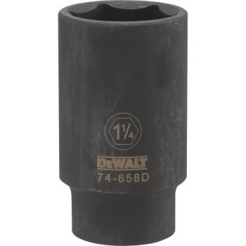 DEWALT 1/2 Drive X 1-1/4 6PT Deep Impact Socket