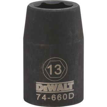 DEWALT 6 Point 1/2" Drive Impact Socket 13 MM