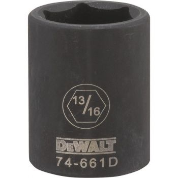 DEWALT 1/2 Drive X 13/16 6PT Standard Impact Socket