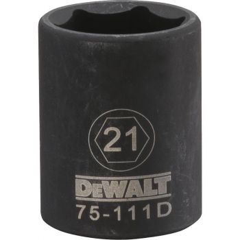 DEWALT 6 Point 1/2" Drive Impact Socket 21 MM