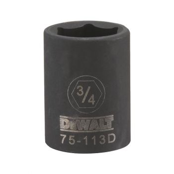 DEWALT 1/2 Drive X 3/4 6PT Standard Impact Socket
