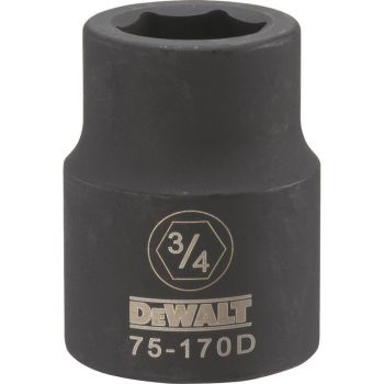 DEWALT 3/4 Drive X 3/4 6PT Standard Impact Socket