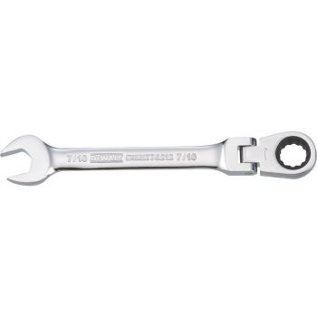 DEWALT Flex Head Ratcheting Combination Wrench 7/16 IN