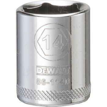 DEWALT 6 Point 1/4" Drive Socket 14 MM