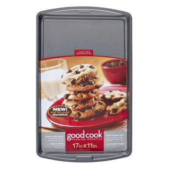 GoodCook Non Stick Steel Large Cookie Sheet, 17x11 in.