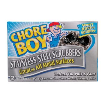 Chore Boy Stainless Steel Scouring Pads, 2 pk