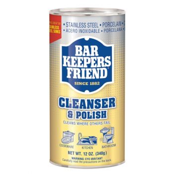 Bar Keepers Friend Cleanser & Polish, 12 oz.