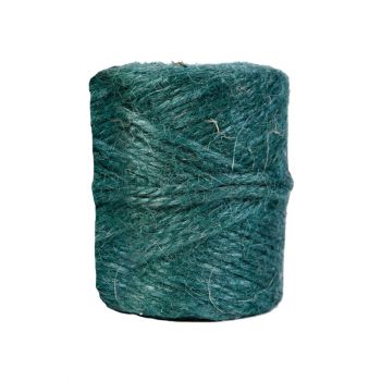 Twisted Jute Twine, Green, 3 Ply, 200’
