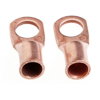 Lug for #1 Cable, 1/2" Stud, Premium Copper