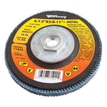 Flap Disc, High Density, Type 29, 4-1/2" x 5/8"-11, ZA80
