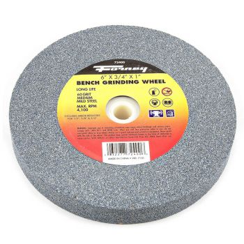 Bench Grinding Wheel, 6" x 3/4" x 1"