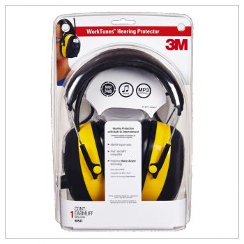 3M™ Digital WorkTunes™ Hearing Protector and AM/FM Stereo Radio, featuring Voice Assist