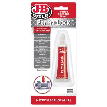 Perma-Lock, Red, 6ml