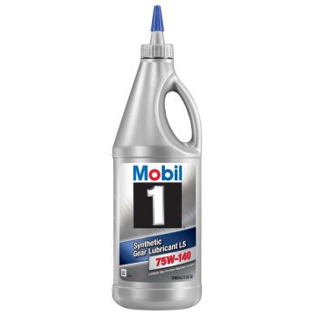 Mobil 1 Synthetic Gear Lubricant LS 75W-140, 1 Qt.