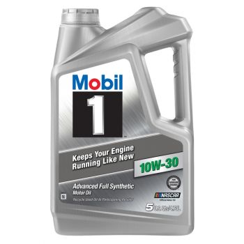 Mobil 1 Advanced Full Synthetic Motor Oil 10W-30, 5 Qt.