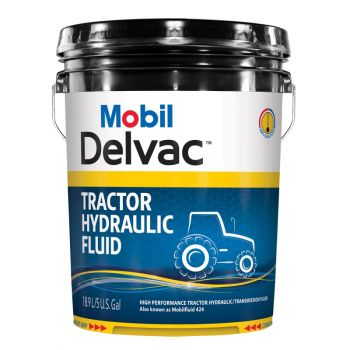 Mobil Delvac Tractor Hydraulic Fluid, 5 Gal.