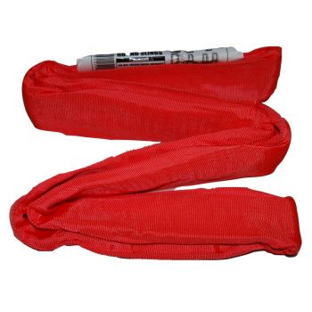 Red Endless Round Lifting Sling 5” x 4′