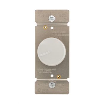 Eaton 3-Way Rotary Dimmer with Preset, Ivory and White