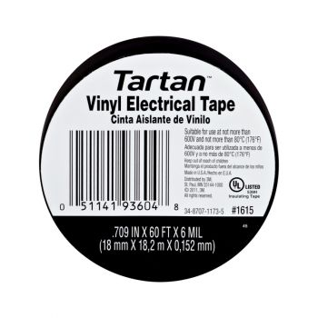 3M™ Tartan Vinyl Electrical Tape, ¾
