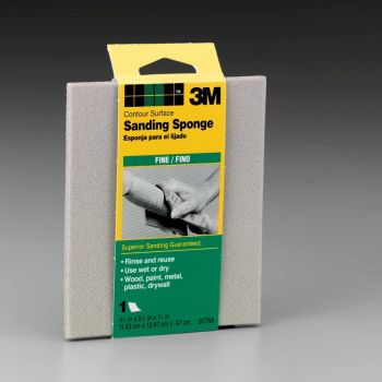 3M™ Contour Surface Fine Sanding Sponge